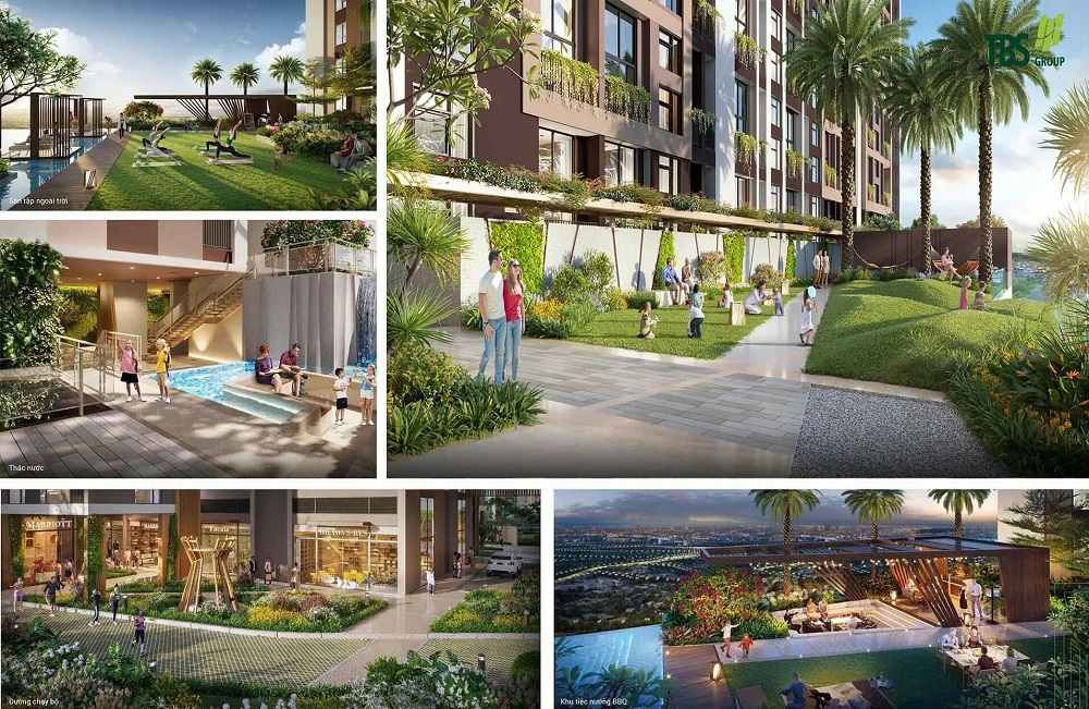 Tiện ích bên trong dự án được bố trí hợp lý và khoa học