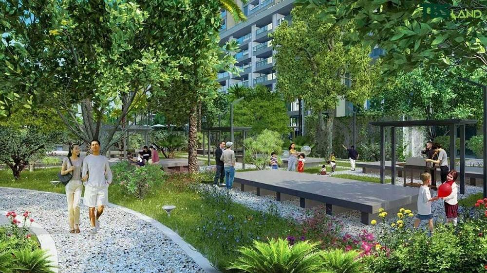 Không gian xanh tại Green Skyline rất được chú trọng